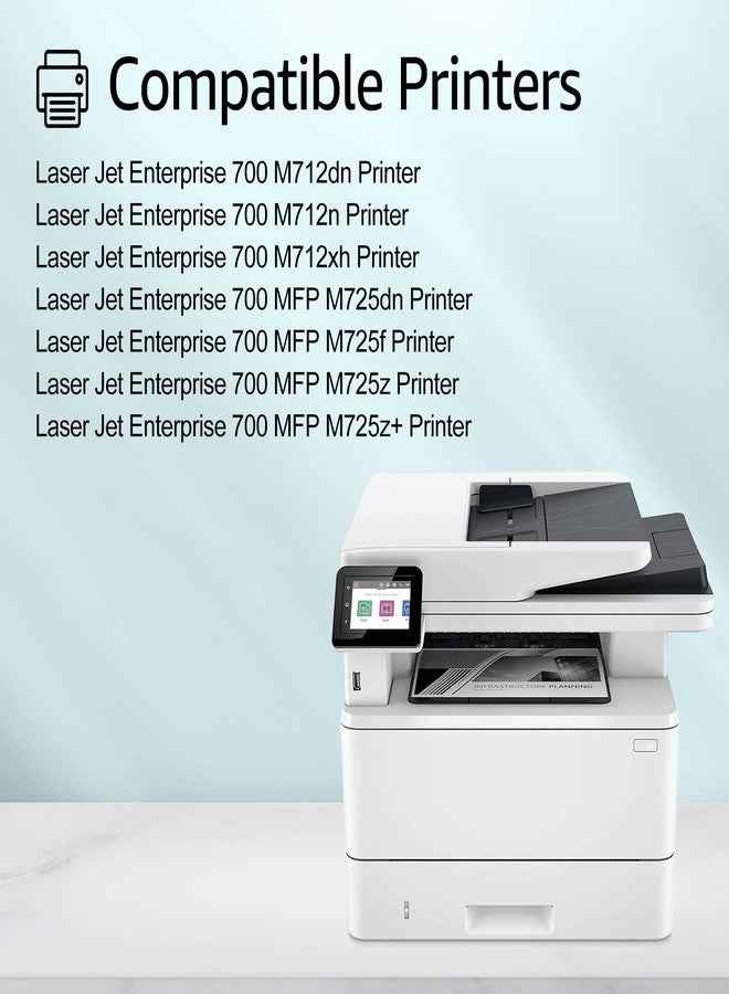 greencycle Compatible Toner Cartridge Replacement for HP 14X CF214X Work with Laser Jet Pro MFP M712 M712dn M712xh MFP M725 M725dn M725f Series Printer (Black, 1-Pack) - Image 2